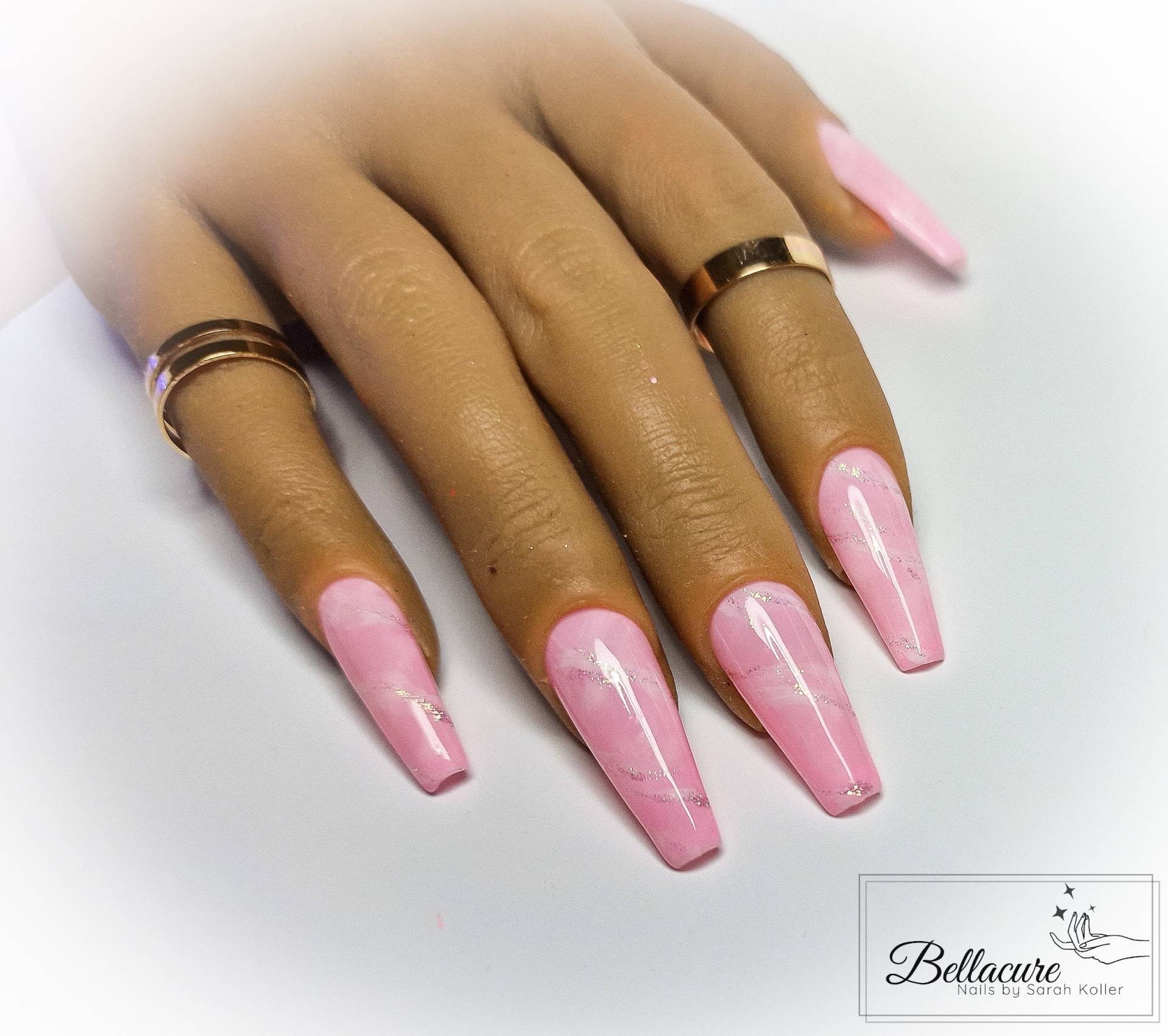 Press On Nägel - Nails Rosa Rosenquarz Glitzer Press On Nägel - Nails Rosa Rosenquarz Glitzer von Etsy - BellacureNails