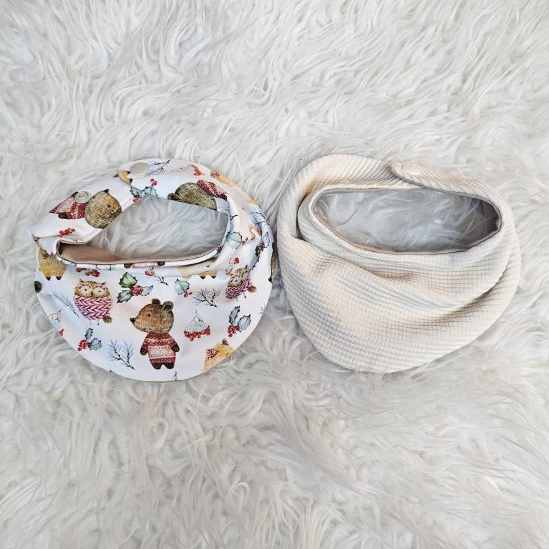2Er Set Halstuch 0-6Monate Babytuch Spucktuch Sabbertuch Lätzchen Geschenkset Babyset Neugeborenenset Geburt Waldtiere Fuchs Bär Geschenk von Etsy - BellaloukleinesLeben