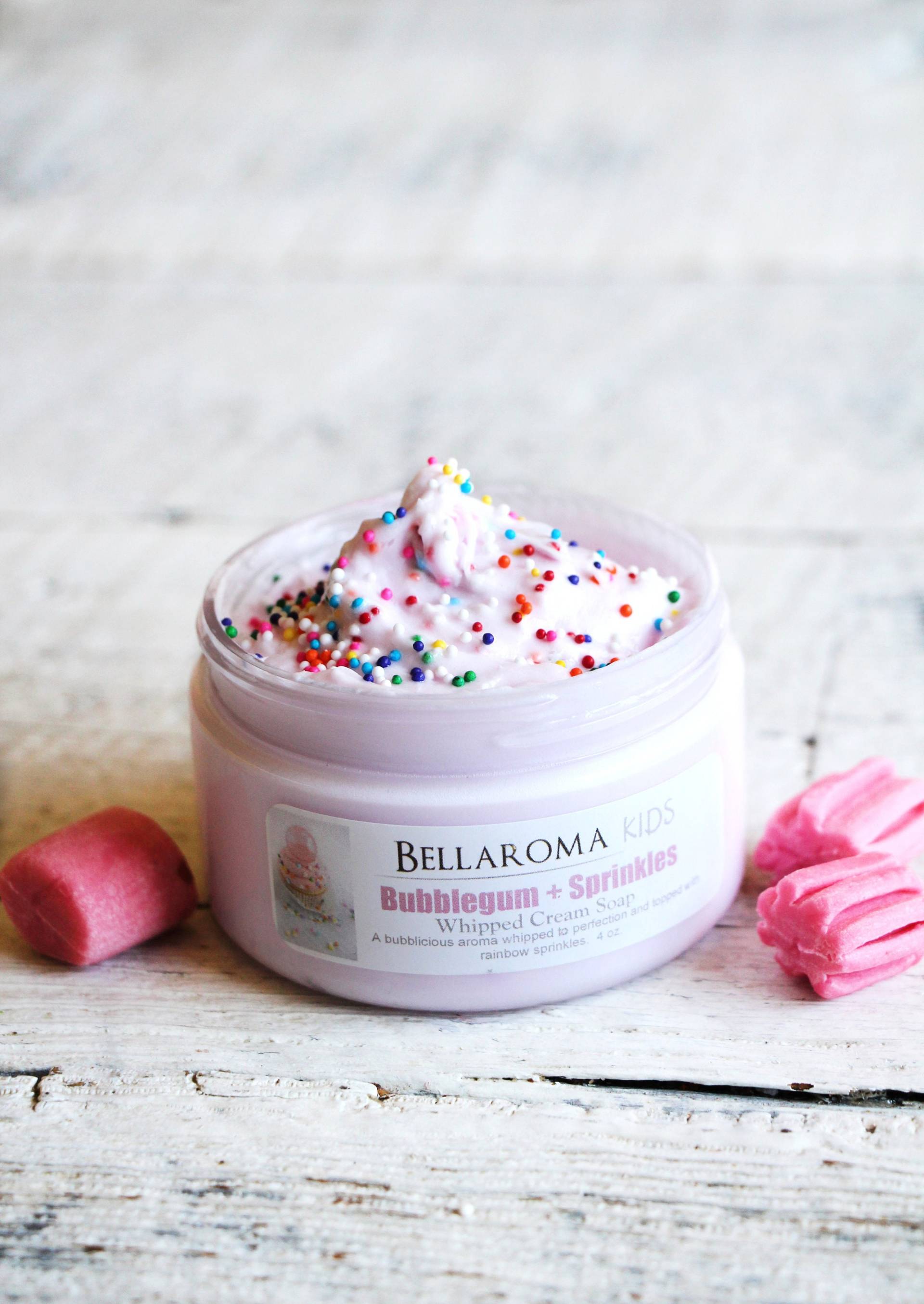 Bubblegum + Streuseln Sahne Seife von Etsy - BellaromaBoutique