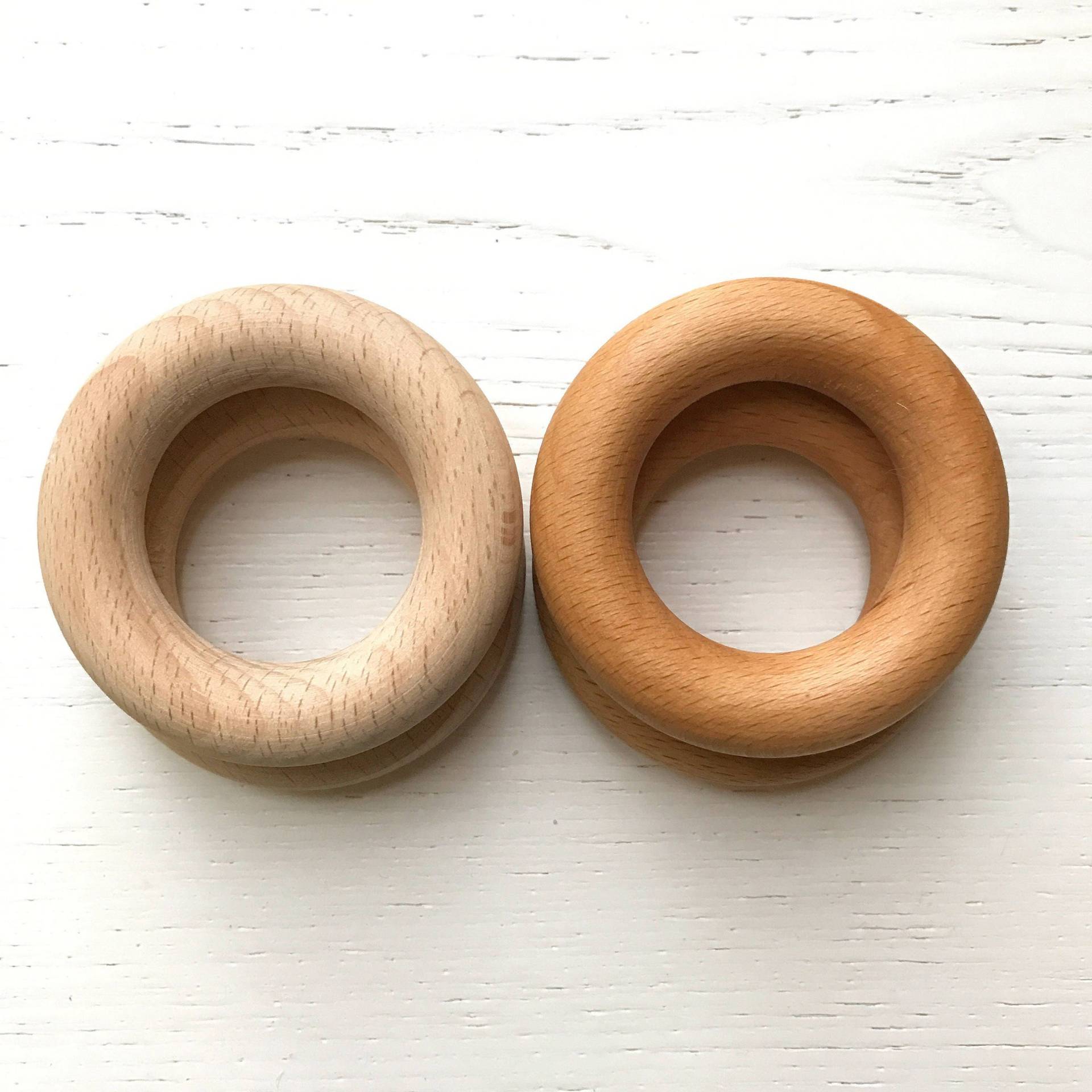 Großhandel Bio Buchenholz Beißringe-Set Von 10 | Beißring Babyspielzeug Playgym von Etsy - BelleandBearuk