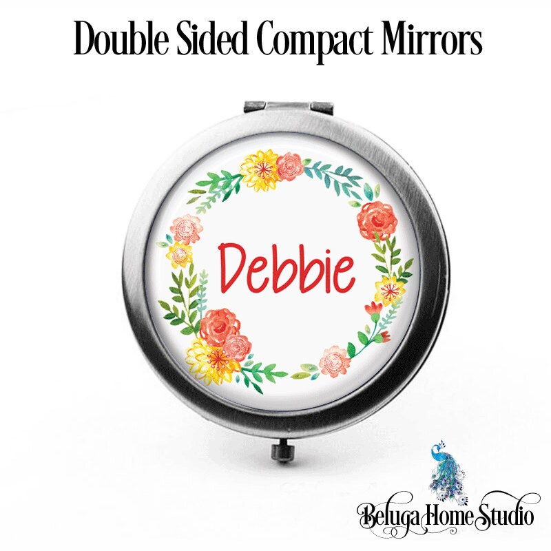 Custom Compact Mirror Sunny Days Gelb Orange Aquarell Stil Blumenkranz Die Debbie Brautjungfer Geschenke Kosmetikspiegel Personalisierte Custom Compact Mirror Sunny Days Gelb Orange Aquarell Stil Blumenkranz Die Debbie Brautjungfer Geschenke Kosmetikspiegel Personalisierte von Etsy - BelugaHomeStudio