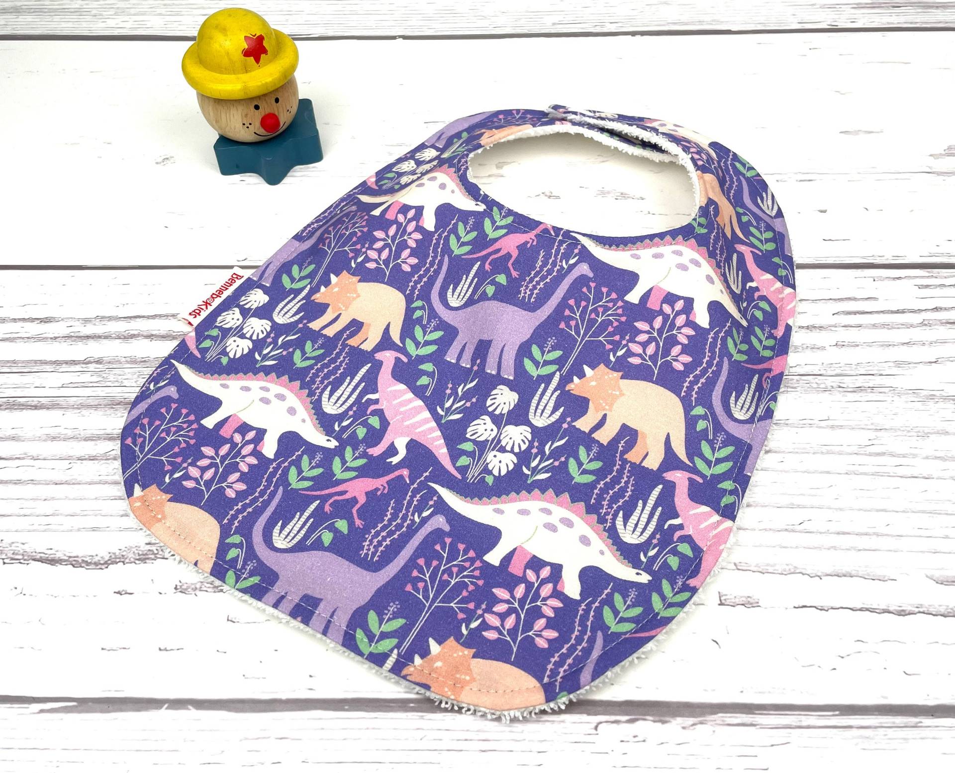 Dinosaurier Lätzchen - Lila Baby Für Mädchen Lätzchen Frottee Dino Kleinkind von Etsy - BenneboKids