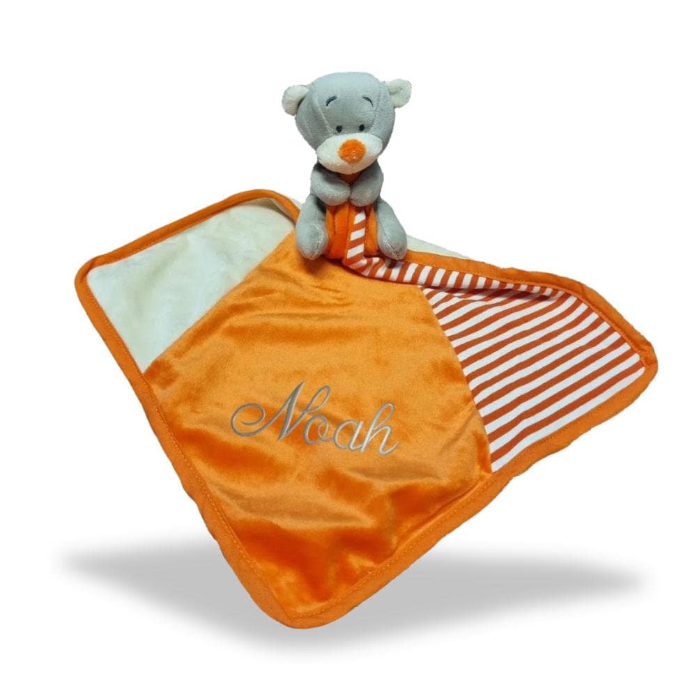 Besticktes Schnuffeltuch Teddy Besticktes Schnuffeltuch Teddy von Etsy - BentiniStickerei