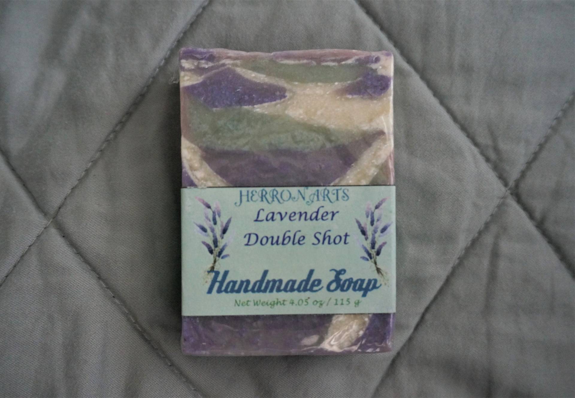Lavendel Doppel Schuss Herron Kunst Handgemachte Seife Lavendel Doppel Schuss Herron Kunst Handgemachte Seife von Etsy - BerryWaveArtStich