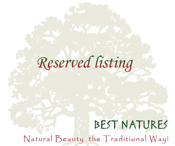Reserviert Reserviert von Etsy - BestNaturesCosmetic