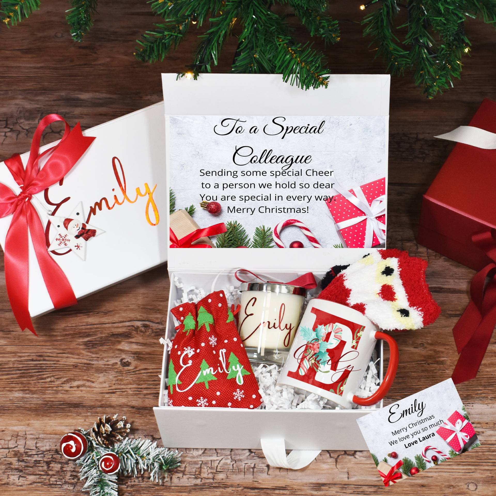 Personalisierte Weihnachtsgeschenkbox Für Kollegin, Luxus Weihnachtsgeschenke, Weihnachtsgeschenk Mitarbeiter, Gefüllte Weihnachtsgeschenkbox Personalisierte Weihnachtsgeschenkbox Für Kollegin, Luxus Weihnachtsgeschenke, Weihnachtsgeschenk Mitarbeiter, Gefüllte Weihnachtsgeschenkbox von Etsy - BijouxLucy