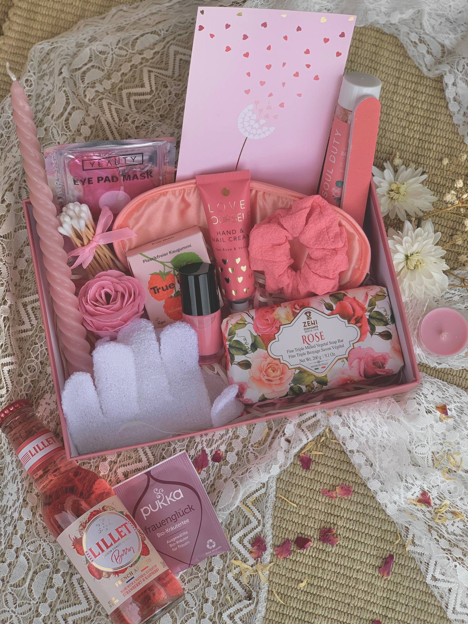 Wellnessbox, Massage, Beauty, Selfcare, Hochzeitsgeschenkbox, Valentinstag, Muttertag, Brautjungfer, Frauen Personalisierte Geschenkbox von Etsy - BilderbuchEvents