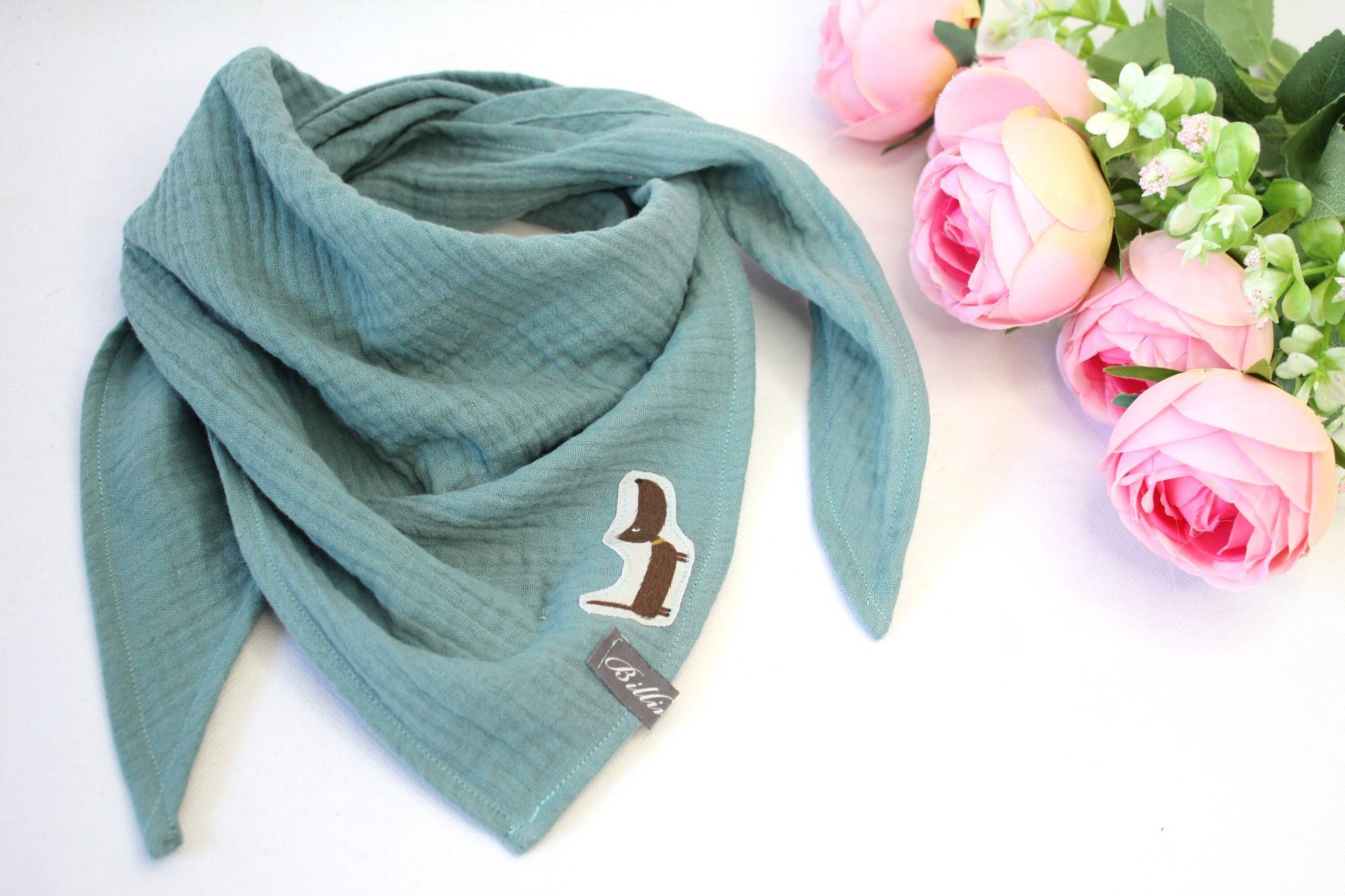 Musselintuch, Dreieckstuch, Schnuffeltuch Salbei Musselintuch, Dreieckstuch, Schnuffeltuch Salbei von Etsy - BillinchenWichtel