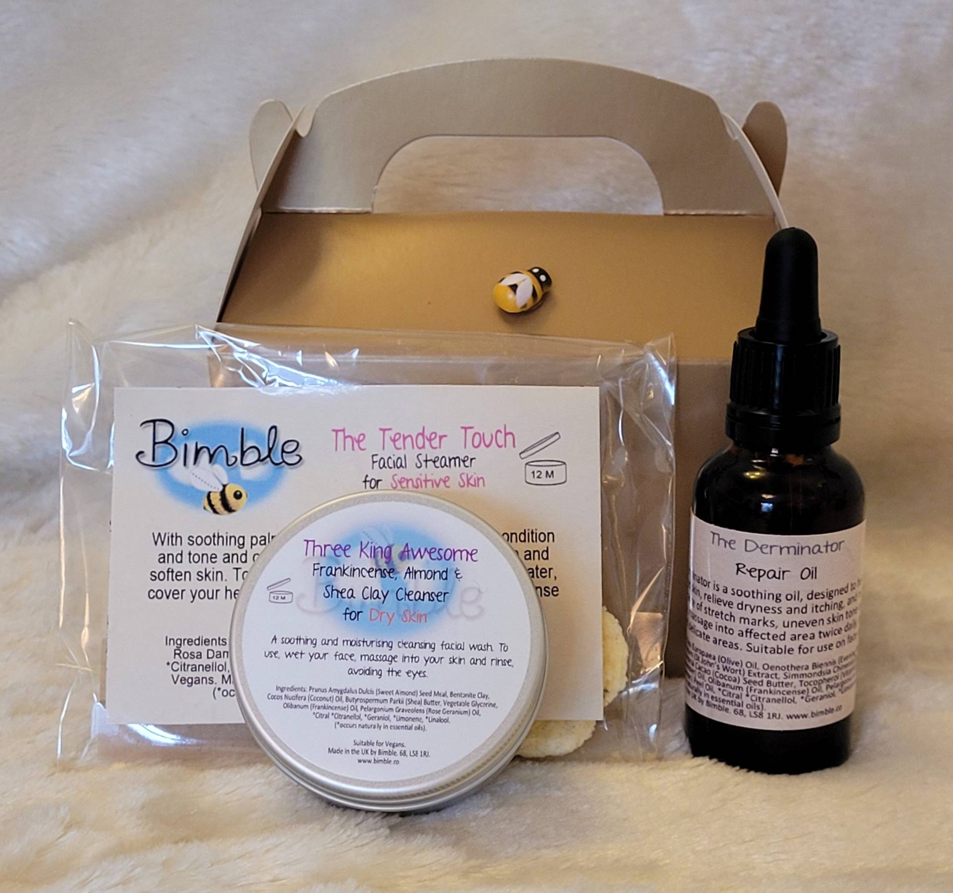 Bimble Dermal Delight Hautpflege Mini Geschenkbox Bimble Dermal Delight Hautpflege Mini Geschenkbox von Etsy - BimbleAround