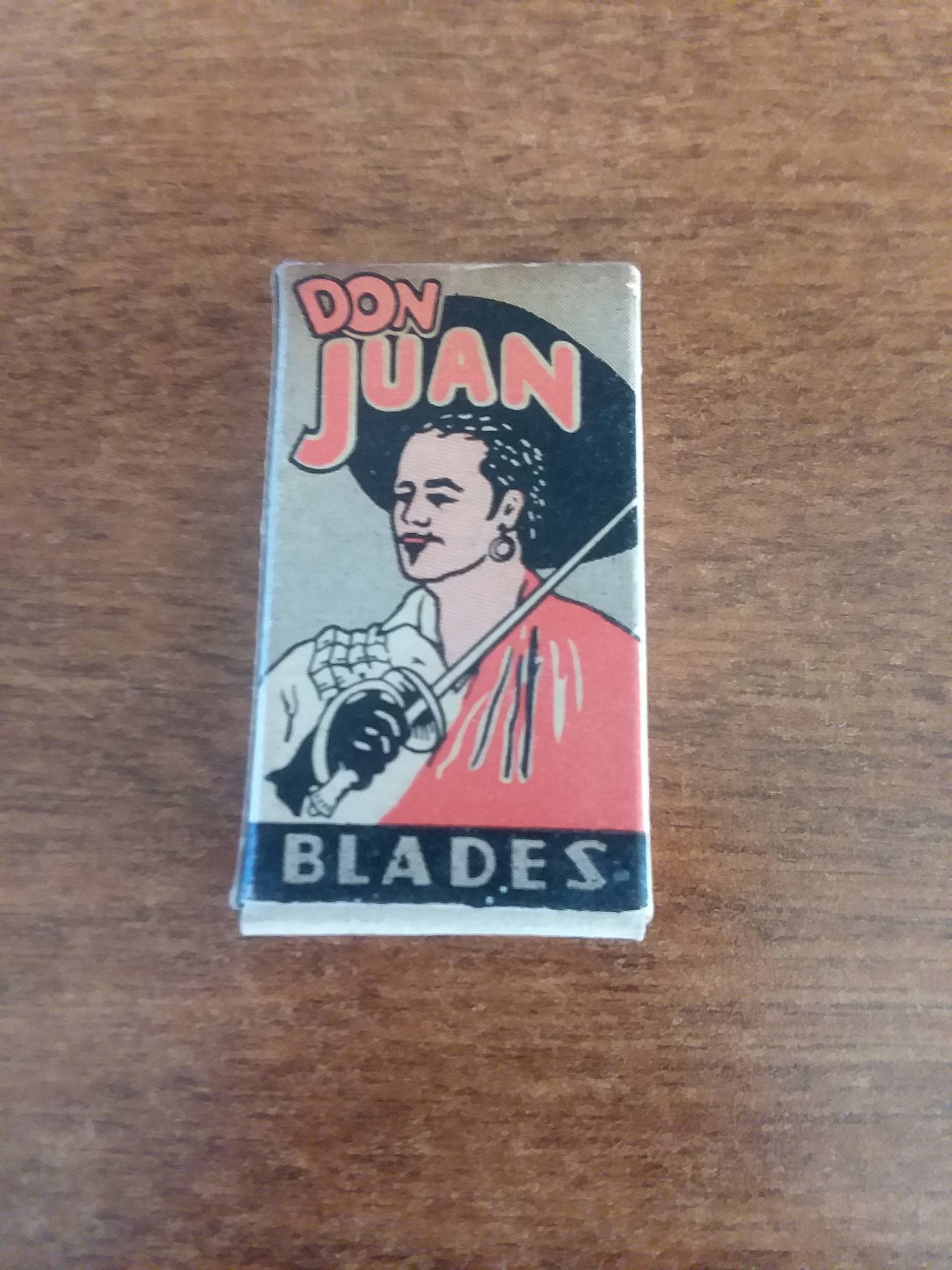 Rasierklingen - Don Juan Original Box Vintage von Etsy - BitterSweetRidgeLLC