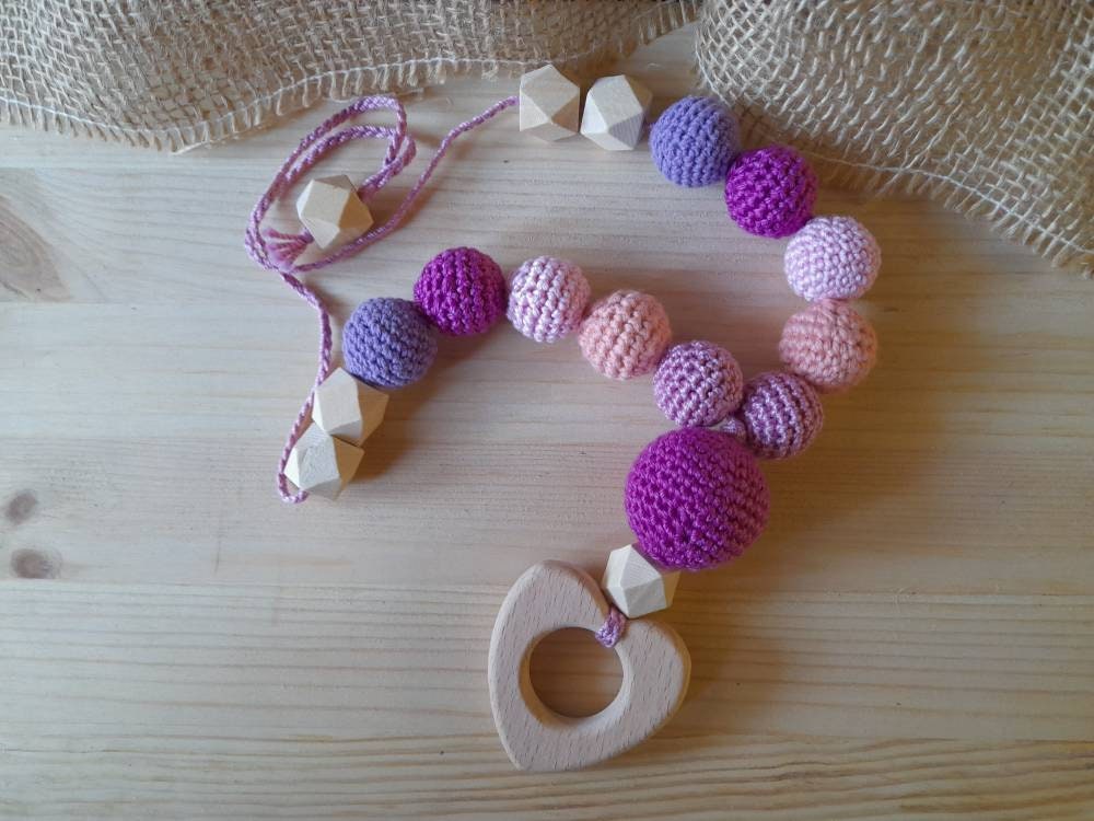 Gehäkelte Stillkette - Häkelkette Für Mutter Und Baby Neugeborenen-Accessoires von Etsy - BlackCatLab