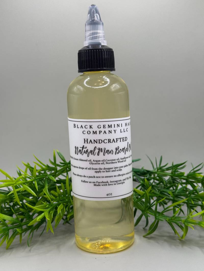 Natürliche Männer Bartöl von Etsy - BlackGeminiHair