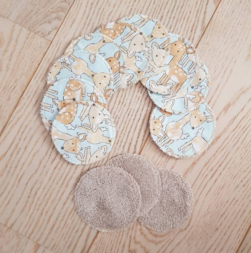 12 Bio Bambus Schwamm Tücher, Auge Make-Up Entferner, Fawn Doe von Etsy - Blancpastel
