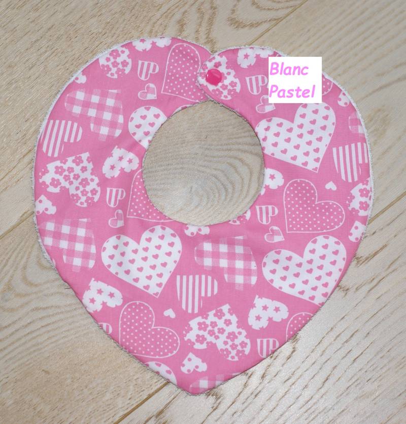 Rosa Lätzchen Geformtherz von Etsy - Blancpastel