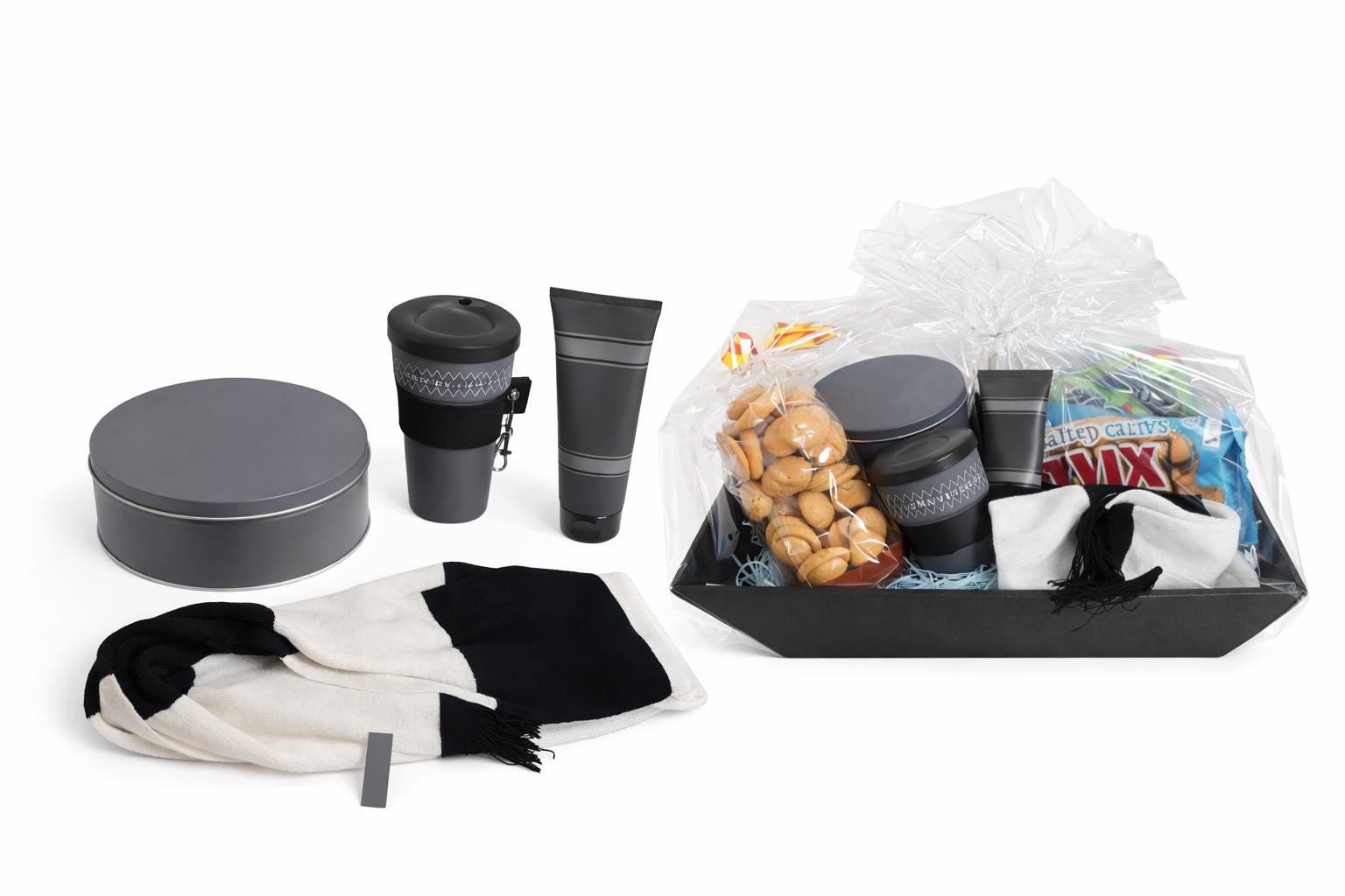 Geschenkset Präsentkorb Für Fußballfans Aus Frankfurt Mit Fanutensilien von Etsy - BlankBox24