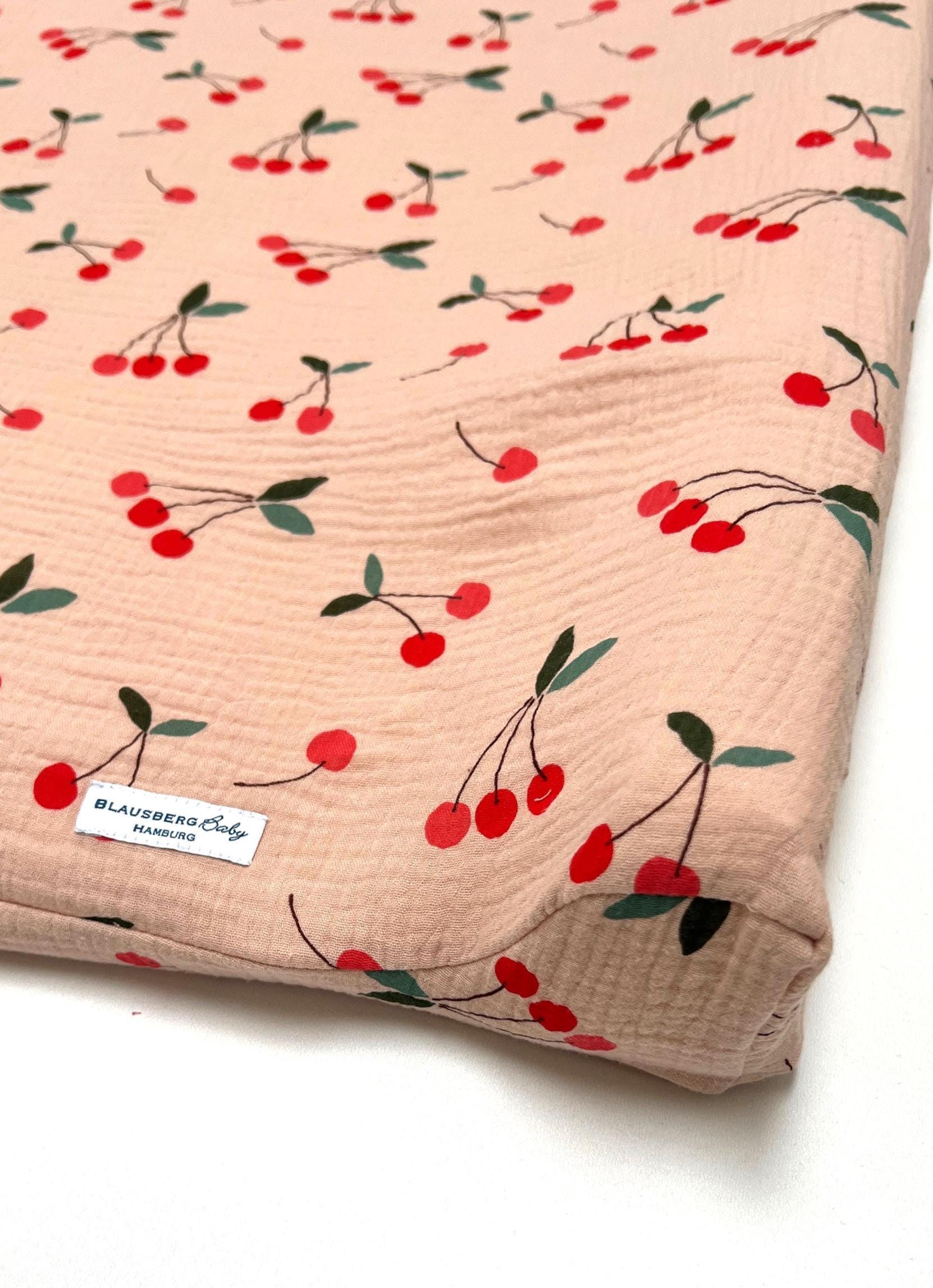 Bezug Für Wickelauflage Wickelunterlage Vädra 74x80 cm Von Ikea in Musselin Kirsche Beige von Etsy - BlausbergBaby