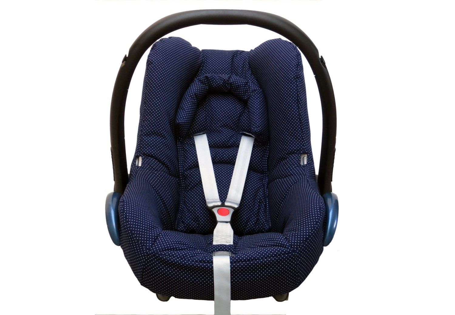 Maxi Cosi Cabriofix Bezug Blau Marine Kleine Punkte von Etsy - BlausbergBaby