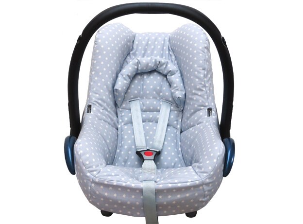 Maxi Cosi Cabriofix Bezug Grau Sterne von Etsy - BlausbergBaby