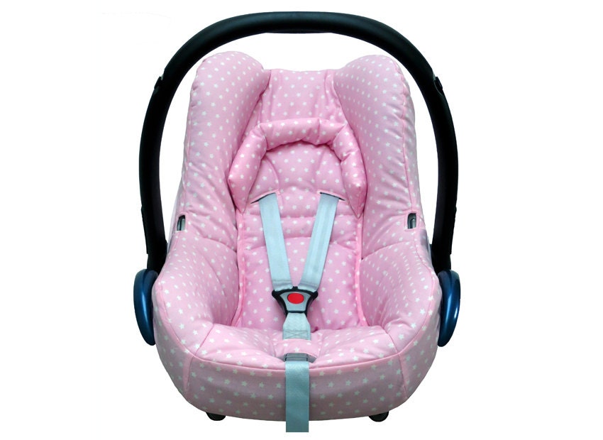 Maxi Cosi Cabriofix Bezug Rosa Sterne von Etsy - BlausbergBaby