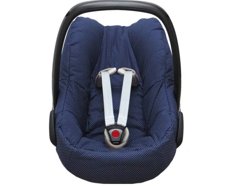 Maxi Cosi Pebble Bezug Blau Marine Punkte von Etsy - BlausbergBaby