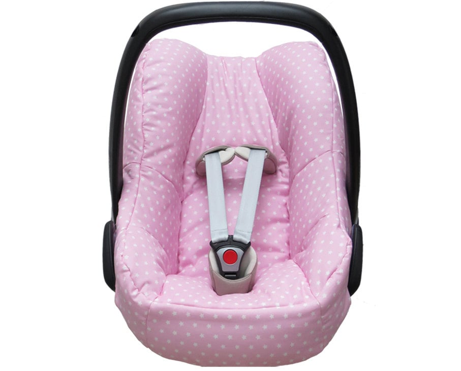 Maxi Cosi Pebble Bezug Rosa Sterne von Etsy - BlausbergBaby