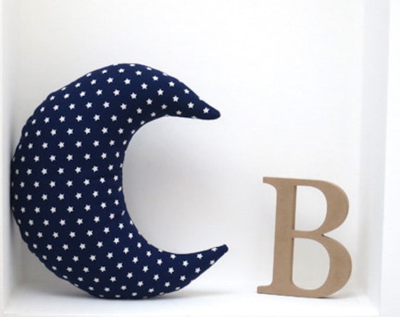 Schmusemond - Blau Mit Sternen von Etsy - BlausbergBaby