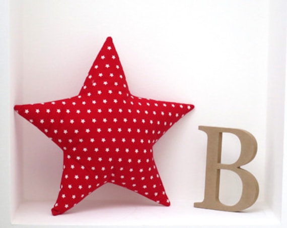 Schmusestern - Rot Mit Sternen von Etsy - BlausbergBaby