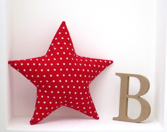 Schmusestern - Rot Mit Sternen Schmusestern - Rot Mit Sternen von Etsy - BlausbergBaby