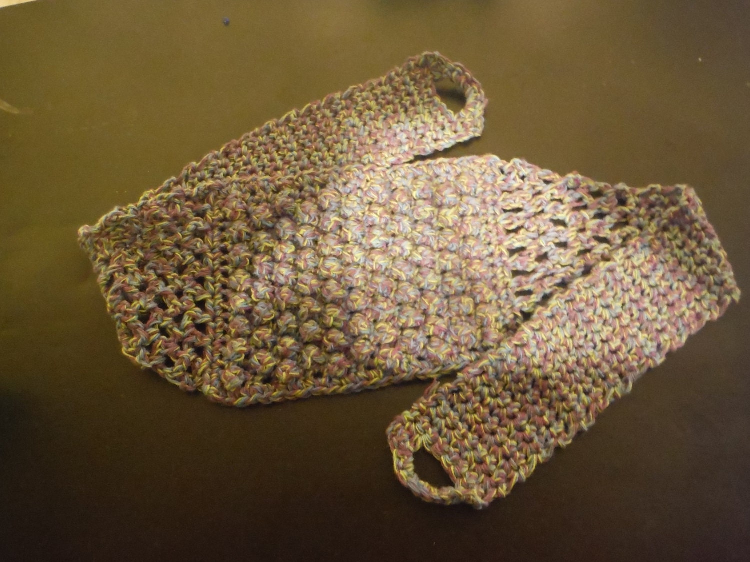 Back Scrubber - Gestreifte Farben Back Scrubber - Gestreifte Farben von Etsy - BlessItBeCrochet