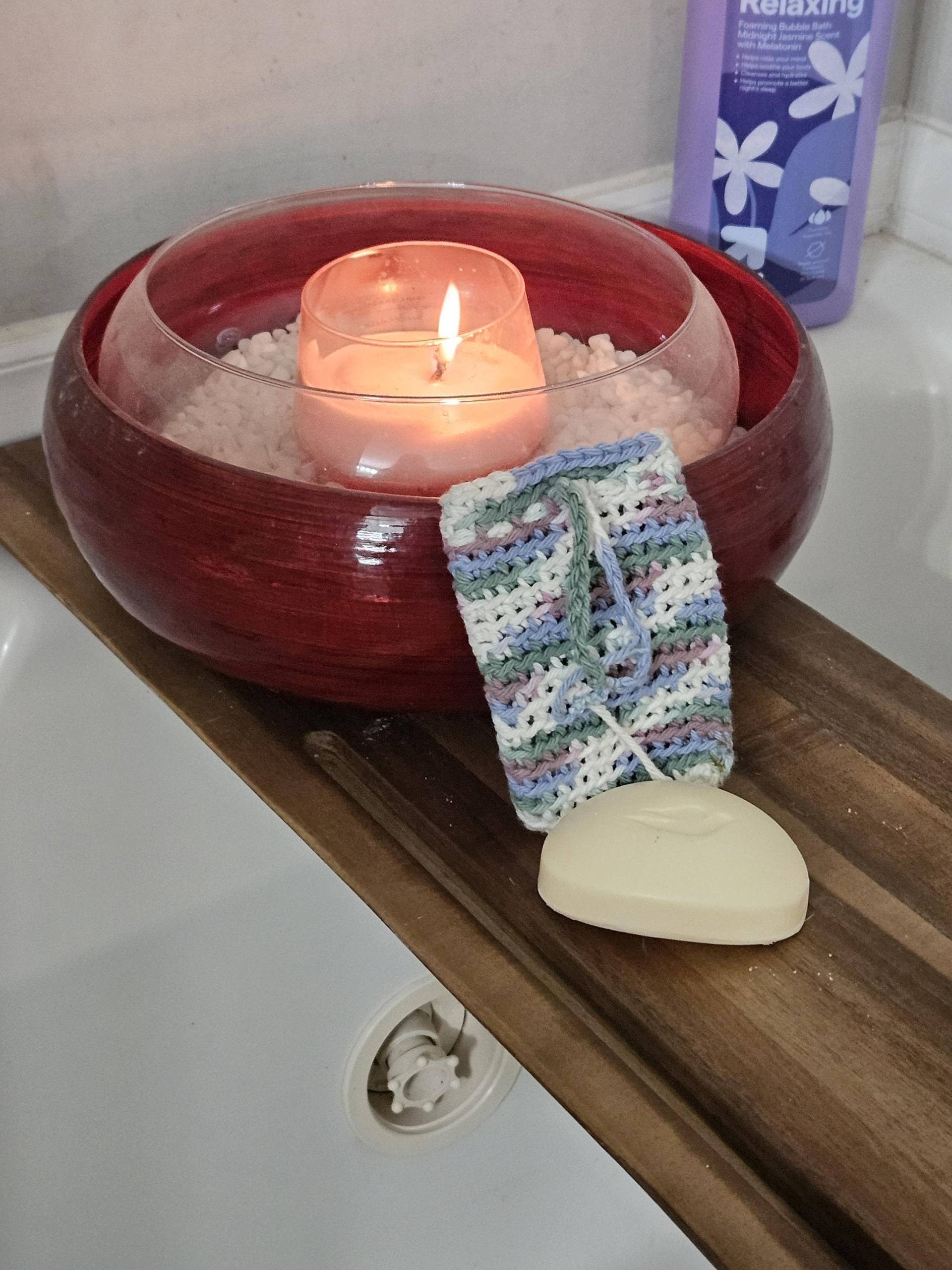 Seifensparbeutel - Streifen Seifensparbeutel - Streifen von Etsy - BlessItBeCrochet
