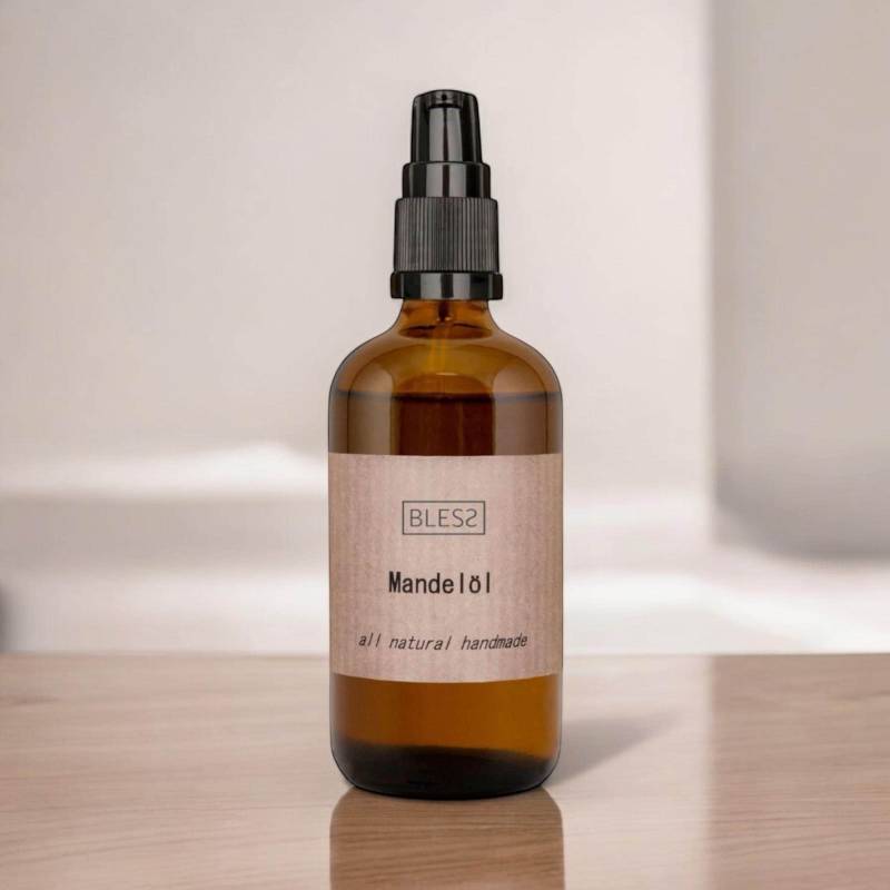 Natürliches, Reines Mandelöl - Pflegeöl, Hautöl, Körperöl, Bio, Vegan Kaltgepresst, Geruchlos, Sensible Haut Öl von Etsy - BlesssCosmetics