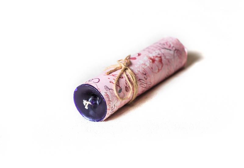 Low-Temp-Wachskerze, Tropfsäule, Handgemacht, 19, 5 cm × 4, 5 von Etsy - BlissFeelings