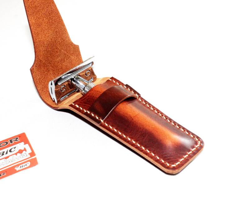 Leder Rasierhobeltasche Personalisierte Reise-Rasierapparattasche Leder Rasierhobeltasche Personalisierte Reise-Rasierapparattasche von Etsy - Bloobambu