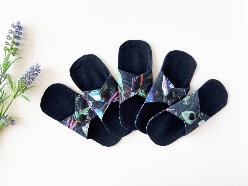 Bio Baumwolle Slipeinlagen Set Extra Dünne Stoffeinlage von Etsy - BloomPads