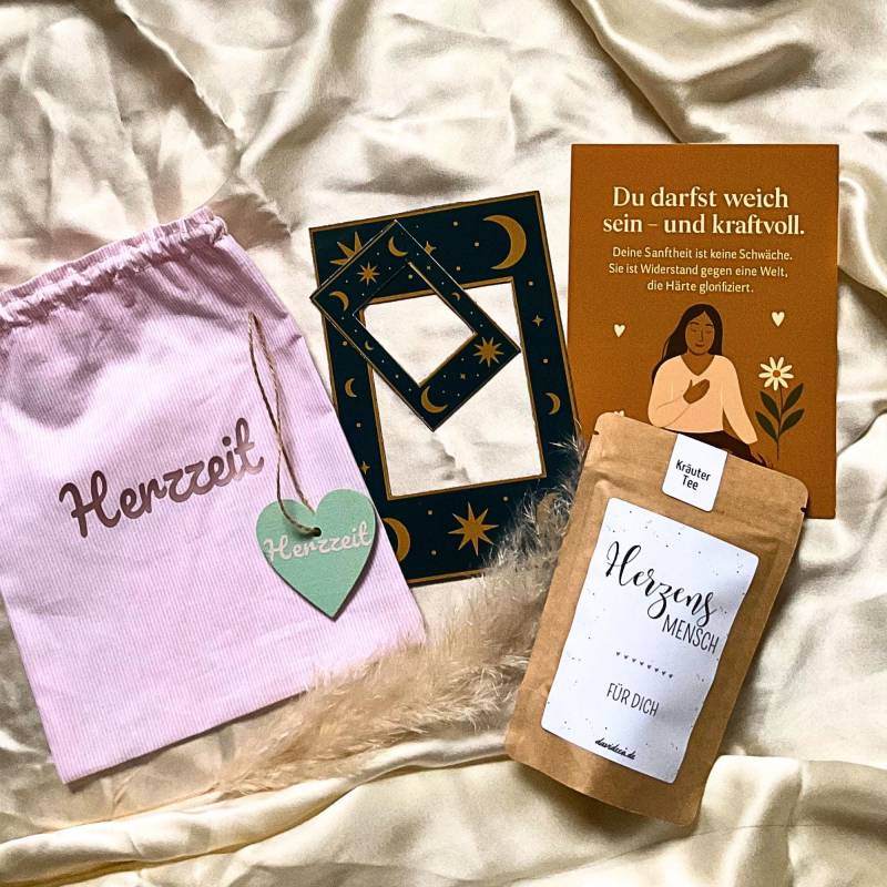 Geschenkset Achtsamkeit Und Selbstfürsorge Box | Tee, Karte Magnetrahmen Sonne Mond &sterne Geschenk Me Time Freundin von Etsy - Bloomingela