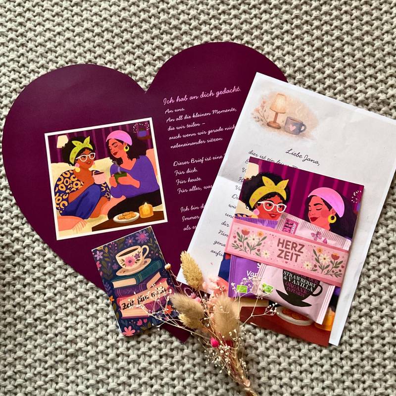 Kleines Trostgeschenk Per Post | Liebevoller Brief Mit Tee & Trockenblumen Aufmunterung in Schweren Zeiten Kleines Trostgeschenk Per Post | Liebevoller Brief Mit Tee & Trockenblumen Aufmunterung in Schweren Zeiten von Etsy - Bloomingela