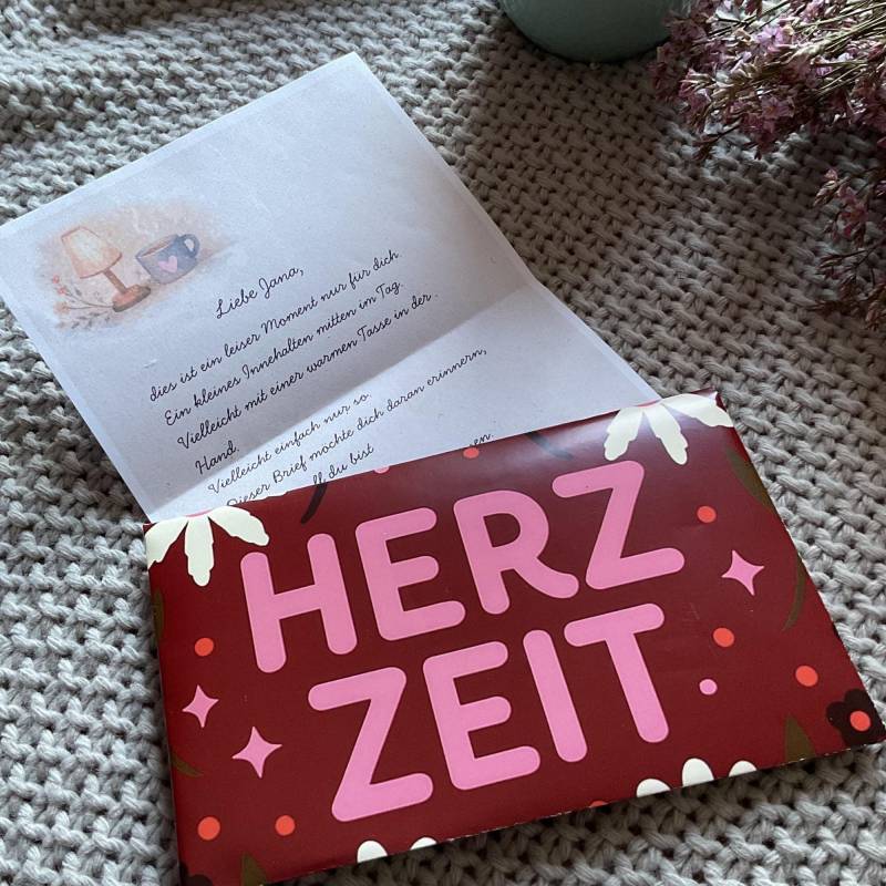 Personalisierter Brief Geschenk Achtsamkeitsgeschenk Für Frauen Mit Tee & Karten | Sanfte Me-Time Wärme Nostalgie Und Trost von Etsy - Bloomingela