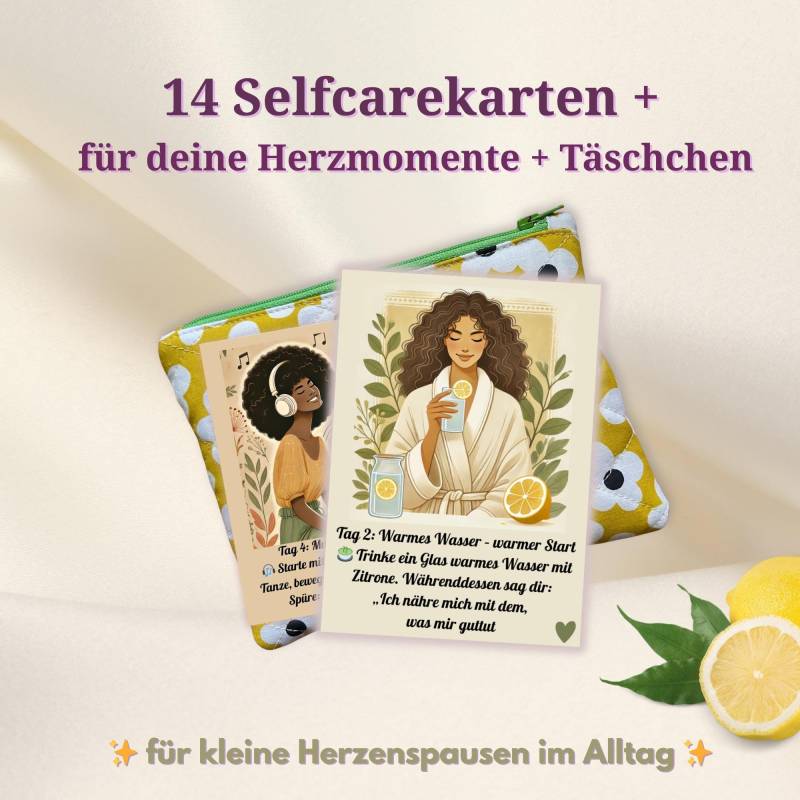 Selfcare Karten Für Frauen - Achtsamkeit Ziehkarten Als Geschenk Mini Rituale Deine Herzzeit von Etsy - Bloomingela