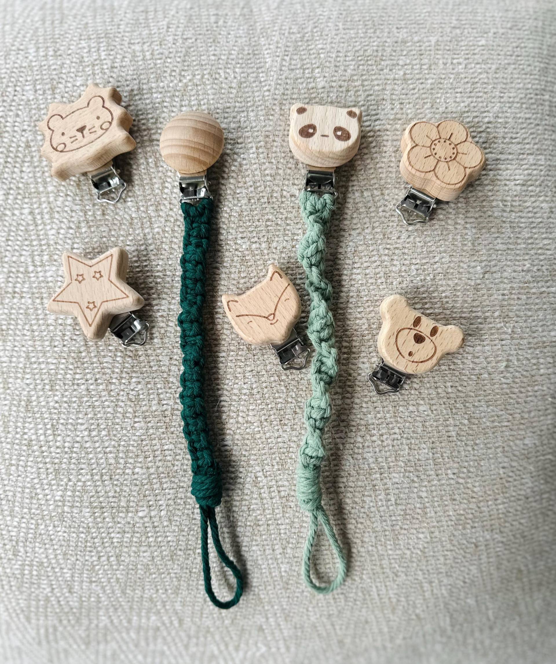 Schnullerkette Makramee - Handgemacht Aus Baumwolle von Etsy - Bloomlings