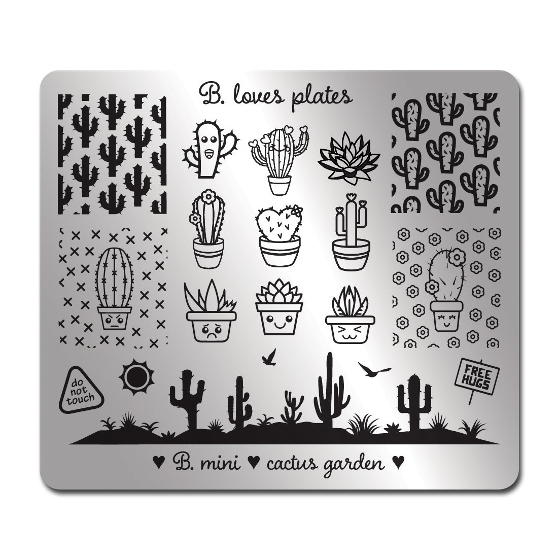 B.mini - Nagel-Kunst Teller Kaktus Kühleres Süsse Kleine Nägel Kaktusgarten B.mini - Nagel-Kunst Teller Kaktus Kühleres Süsse Kleine Nägel Kaktusgarten von Etsy - BlovesPlates