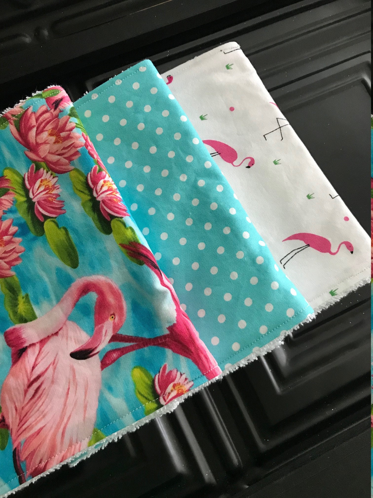 Pink Flamingo Spucktücher, Baby Geschenk, Hübsche Lätzchen Und Burping, Girl New Rosa Kinderzimmer von Etsy - BlueSnowmanQuilts