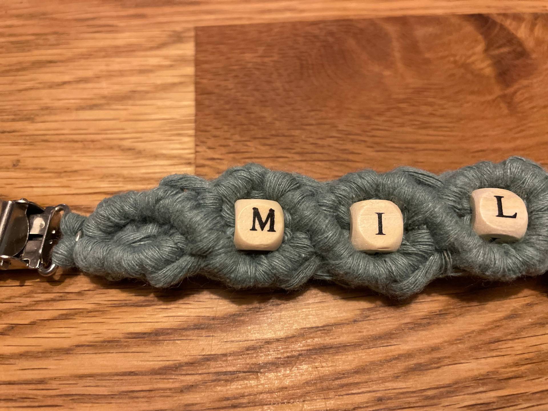 Schnullerkette, Nuckelkette, Makramee, Baby, Geschenk Zur Geburt, Taufe, Personalisiert, Persönlich, Anhänger von Etsy - Blumenbeat1