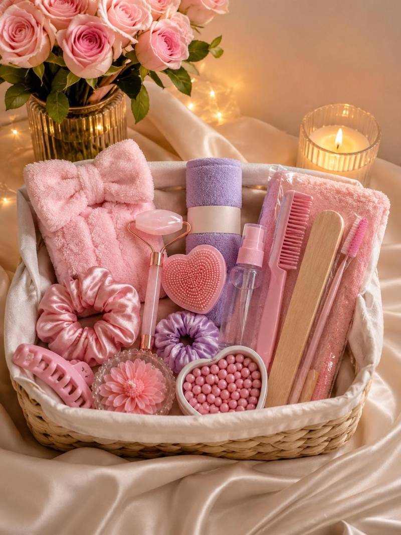 Spa Gift Basket For Women, Self Care Box, Beauty Set, Birthday Girls Spa Gift Basket For Women, Self Care Box, Beauty Set, Birthday Girls von Etsy - BlushBoxGift3