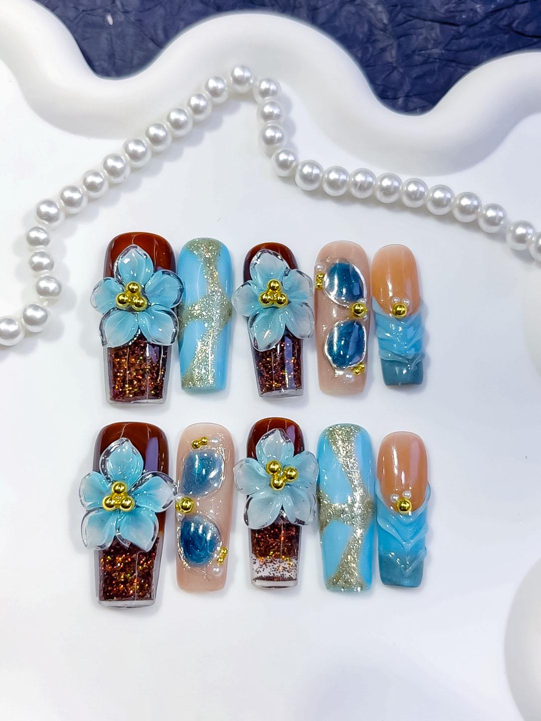 Lange Press On Nails Lange Press On Nails von Etsy - Bnails91