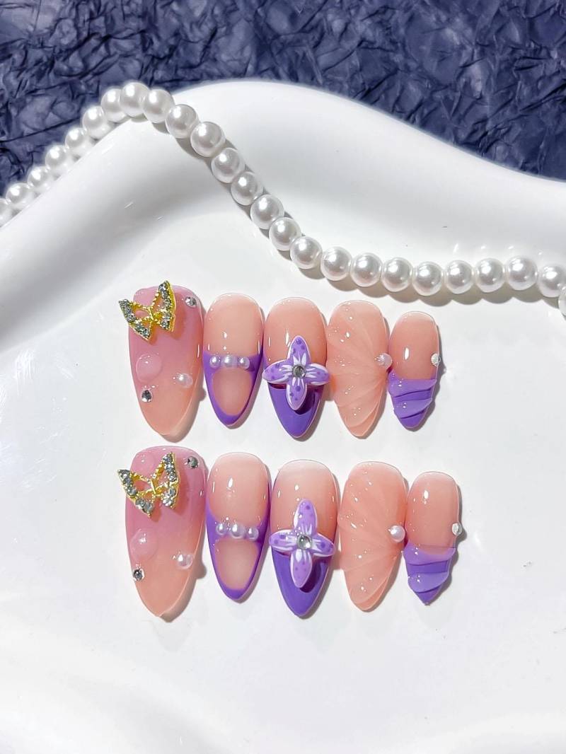 Mittel Lange Press On Nails Mittel Lange Press On Nails von Etsy - Bnails91