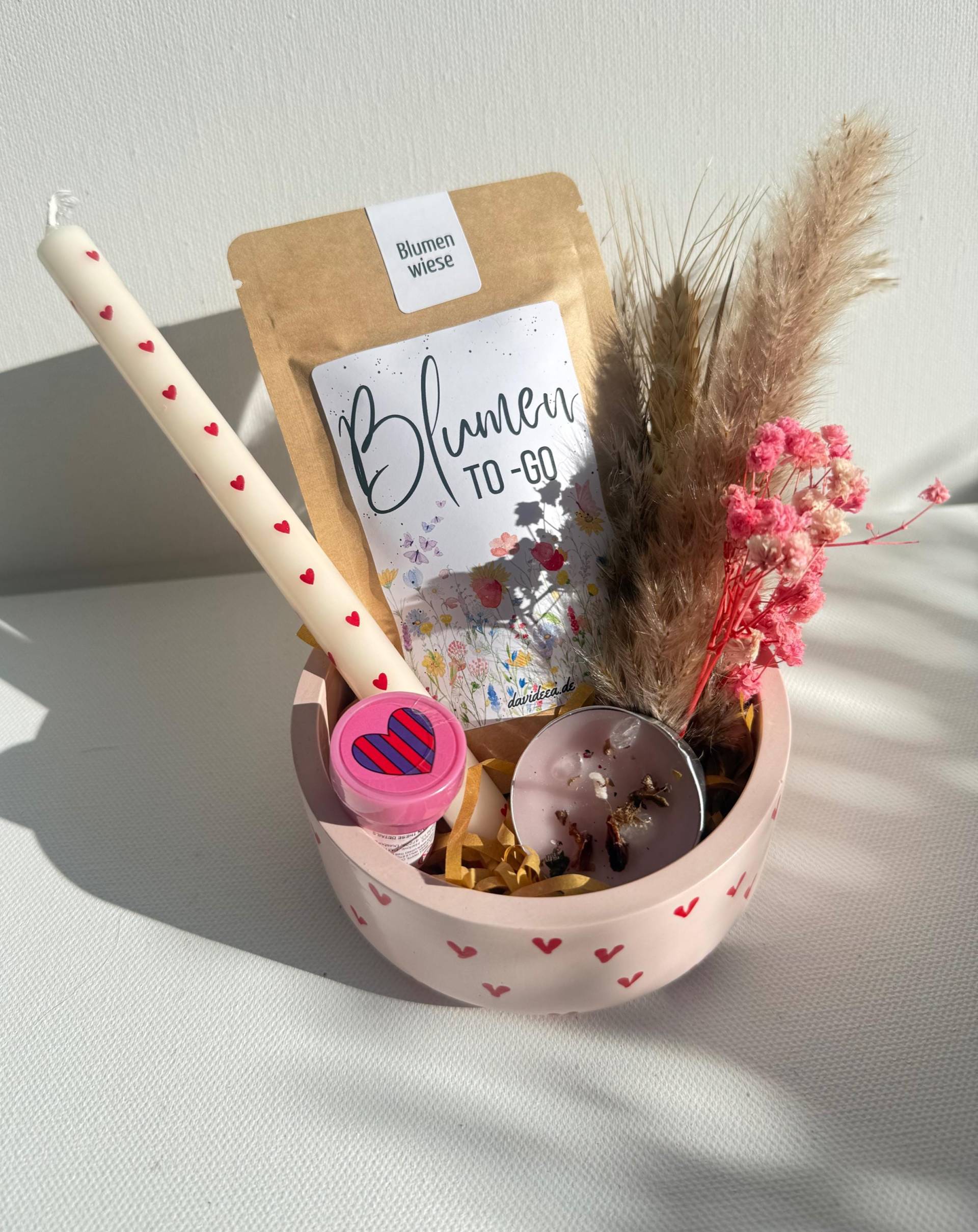 Geschenkset Herz Boho Mit Gipsschale | Kerze Herzen, Blumensamen, Teelicht & Trockenblumen Muttertag Geschenk Freundin Geschenkset Herz Boho Mit Gipsschale | Kerze Herzen, Blumensamen, Teelicht & Trockenblumen Muttertag Geschenk Freundin von Etsy - BoJaLiStore
