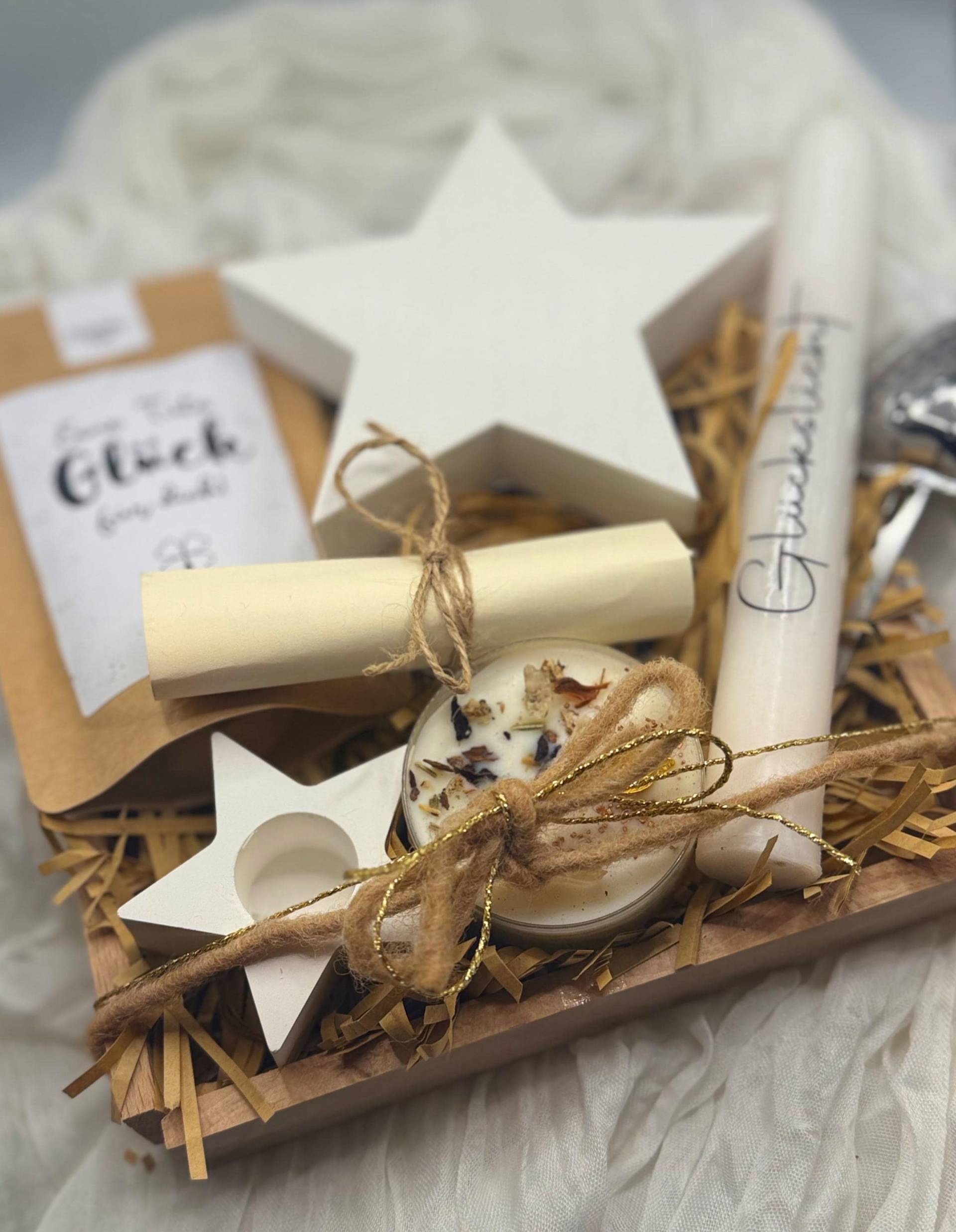 Geschenkset Sternenglück - Wunschlicht & Tee Glück Verschenken, Weihnachten, Mitbringsel, Herzensgeschenk, Achtsamkeit, Für Dich Geschenkset Sternenglück - Wunschlicht & Tee Glück Verschenken, Weihnachten, Mitbringsel, Herzensgeschenk, Achtsamkeit, Für Dich von Etsy - BoJaLiStore
