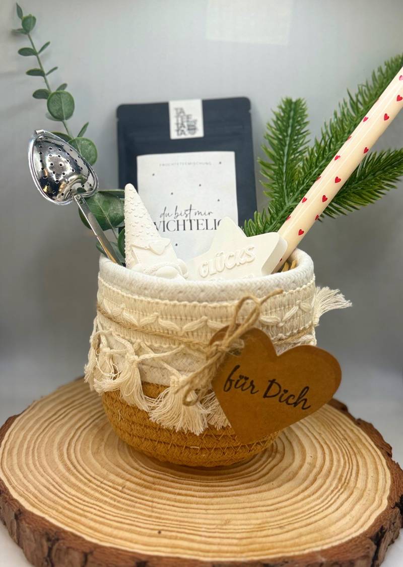 Wichtel Geschenkset - Du Bist Mir Wichtelig Wunschlicht, Glücksstern & Tee Wichtelgeschenk Weihnachten, Herzensgeschenk, Mitbringsel von Etsy - BoJaLiStore