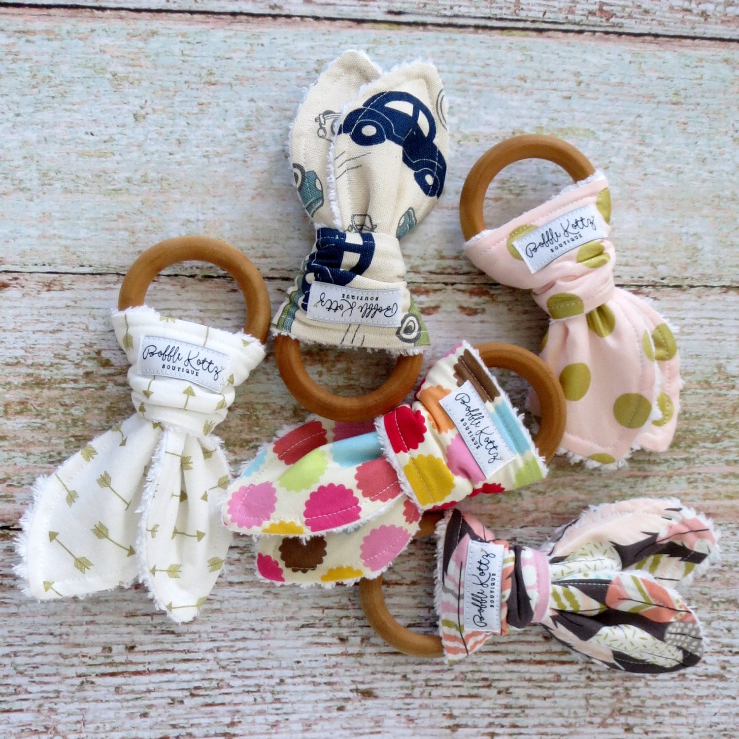 Baby Beißringe - Beißring Aus Holz Montessori Inspiriertes Spielzeug Geschenk von Etsy - BobbleKottzBoutique