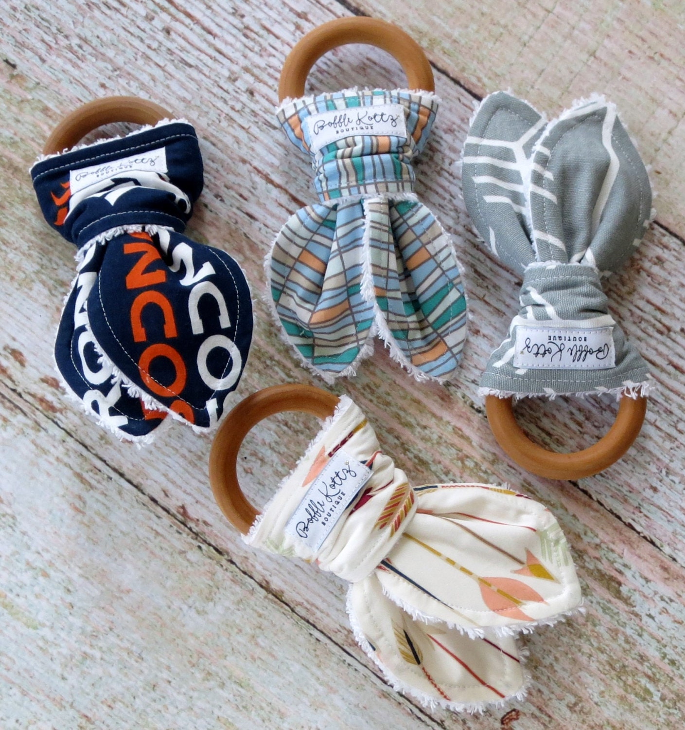 Baby Beißringe - Beißspielzeug Aus Holz Beißring Montessori Inspiriertes Babyspielzeug Geschenk von Etsy - BobbleKottzBoutique